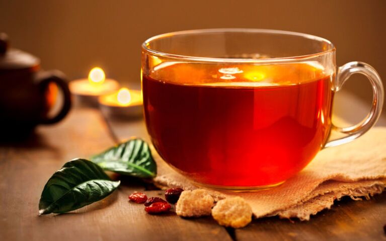 Sugar-free tea is a drink allowed in the food diet menu